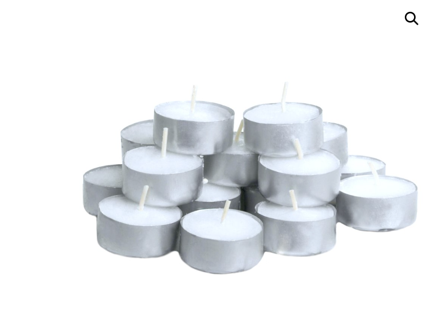 White Tea Light Candles (20s) - Unscented