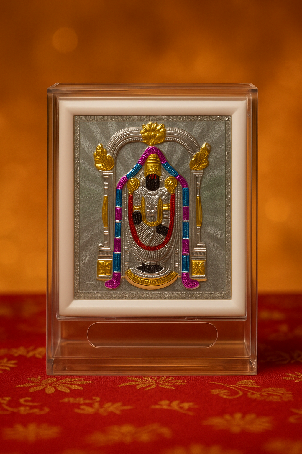 Sri Venkateswara Silver Coated Frame