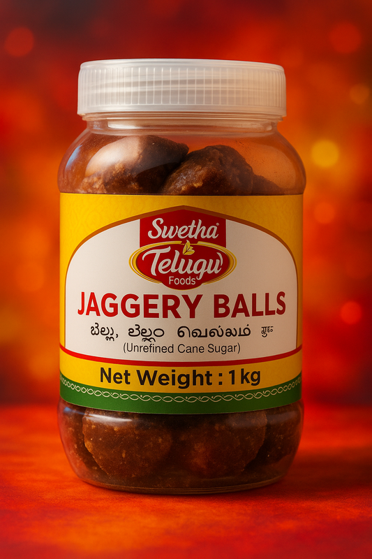 STF Brand Indian export Jaggery - 1kg Jar