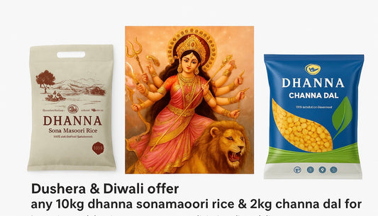 10kg Rice Dhana Sonamasuri rice+ 2kg Channadal