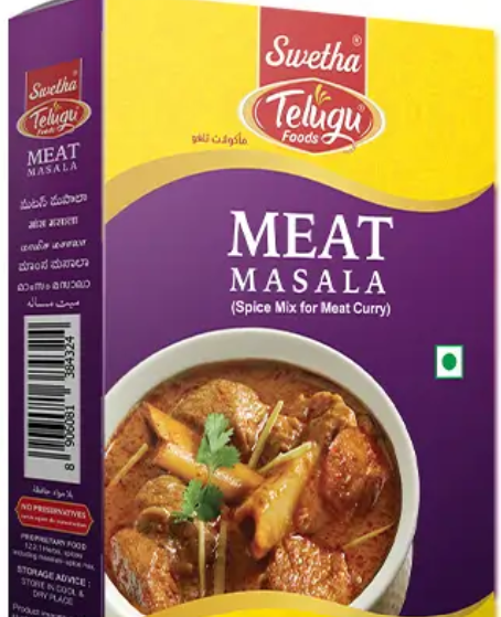 Telugu Foods Meat Masala - 90g