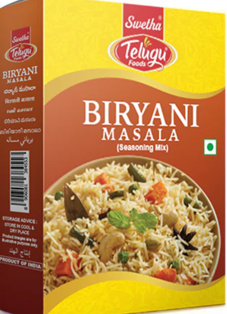 Telugu Foods hyd Veg Biryani Masala - 100g