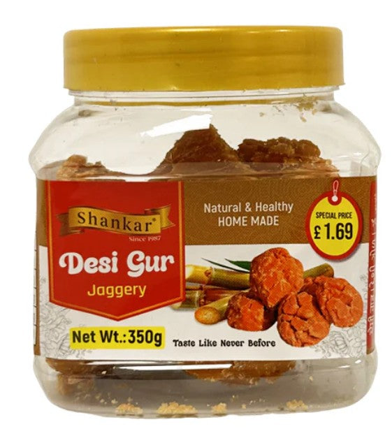 Shanker Desi Gur / Jaggery Bottle -350g