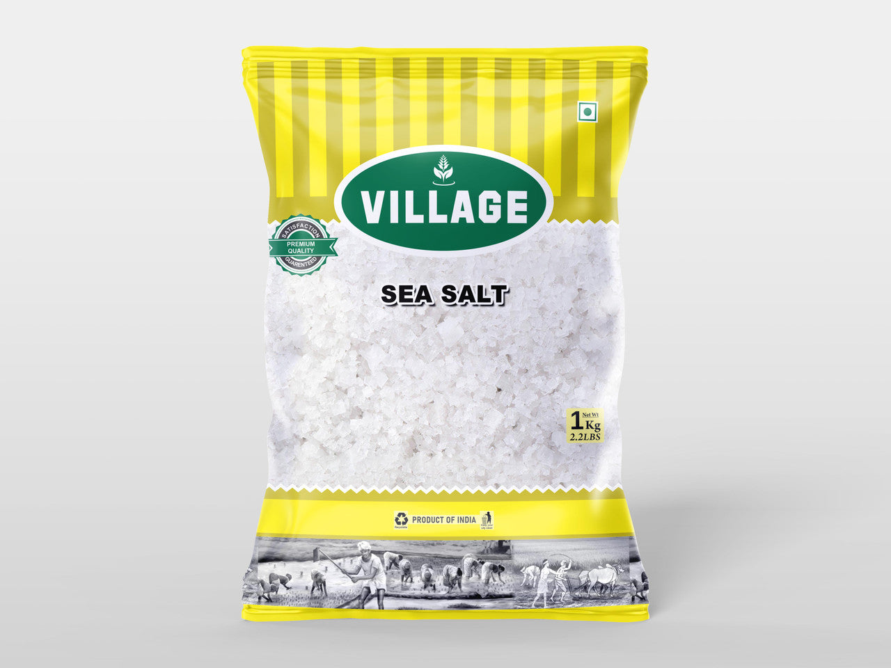 Village Sea Salt (Crystal) 1 Kg Jar