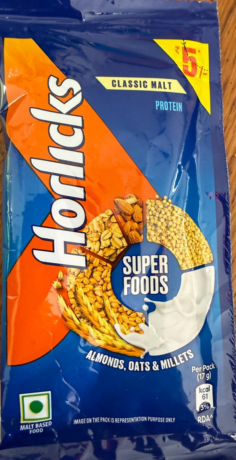 Horlicks (Indian) Small Pack x 2 packs