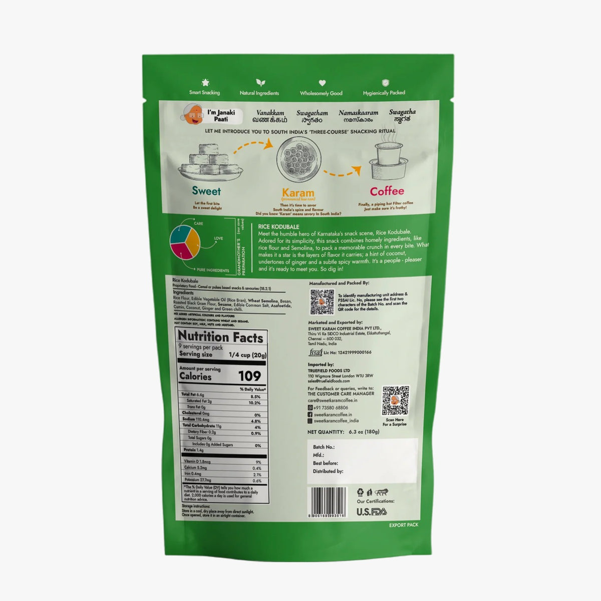 SKC Rice Kodubale 180g