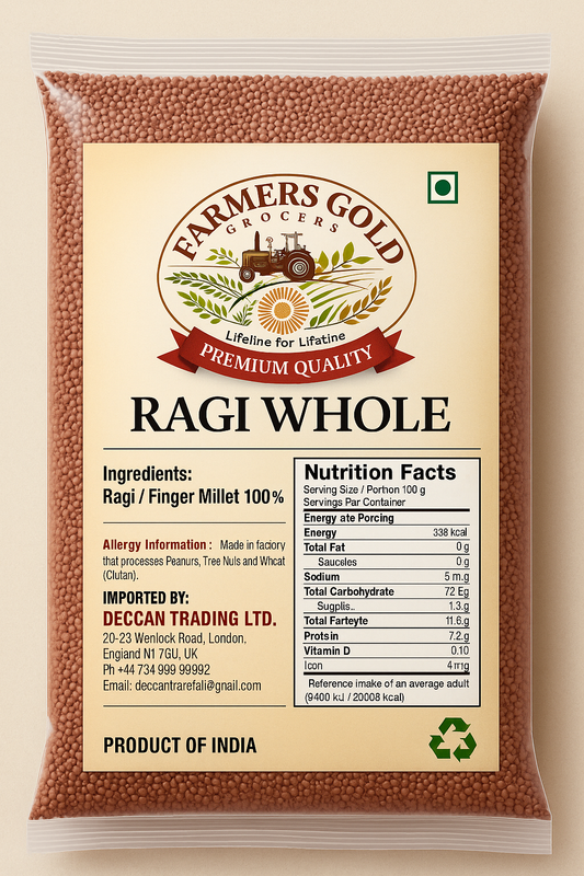 Village Ragi whole / Finger Millets - 1kg