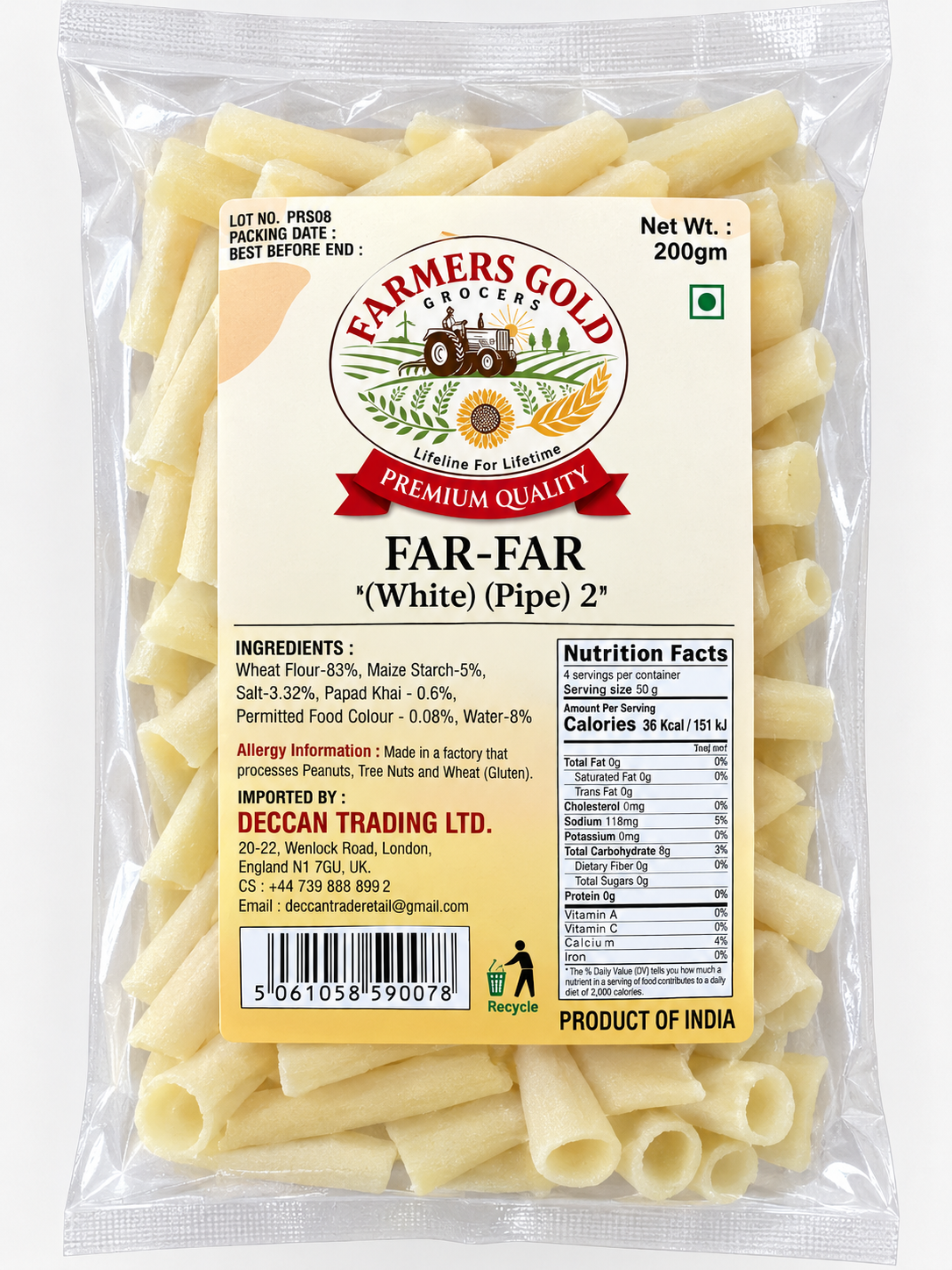 Far Far tubes Plain  200g( without color)