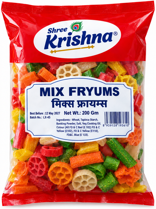 Shree Krishna Mix Fryums 200gm