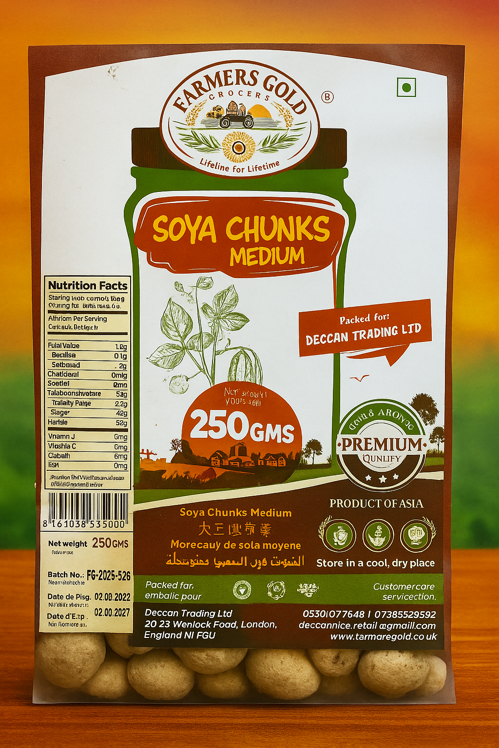 Soya Chunks Meduim 250g