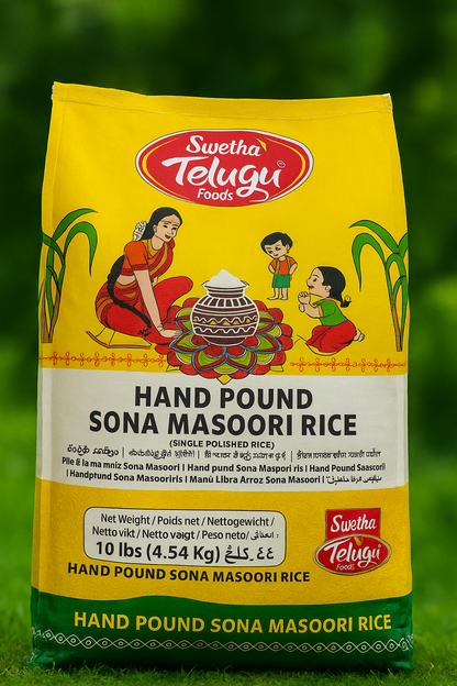 STF Premium Quality Single Polished Hand pound Rice - 5kg