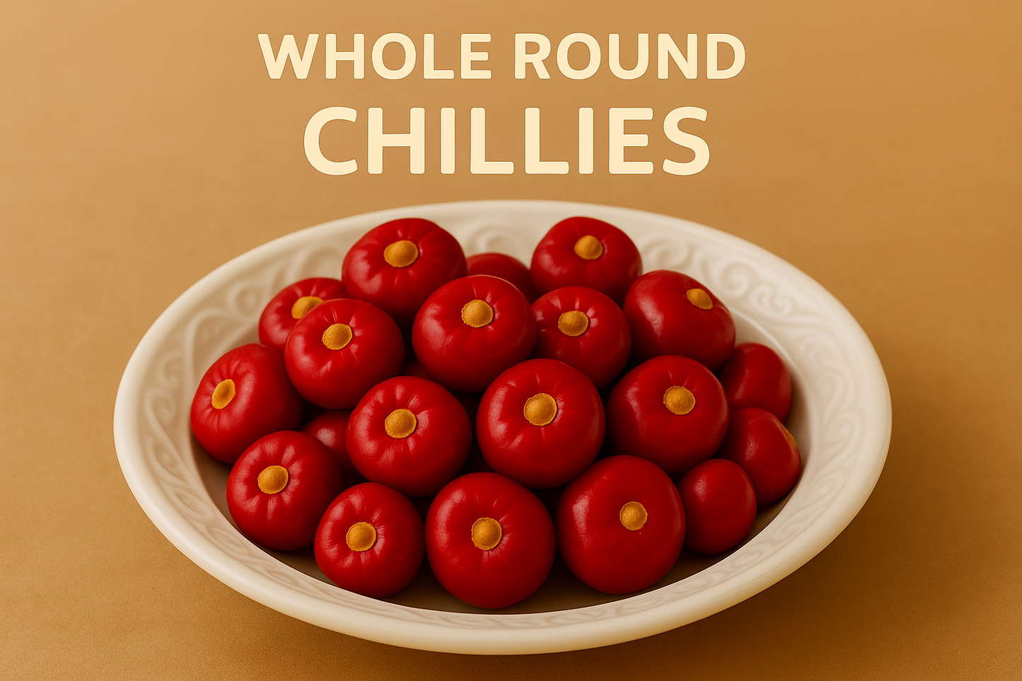 Natco Whole Round Chillies Stem Cut -80g
