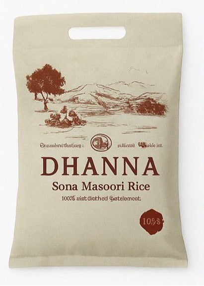 Dhana Sona Masoori Rice - 10kg bag