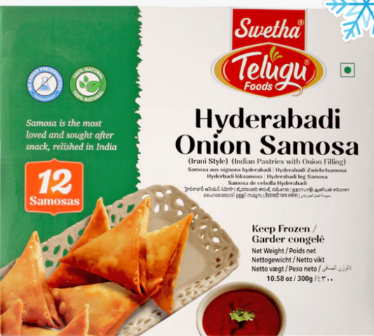Frozen Hyderabad onion Samosa 300g (1+1) Offer