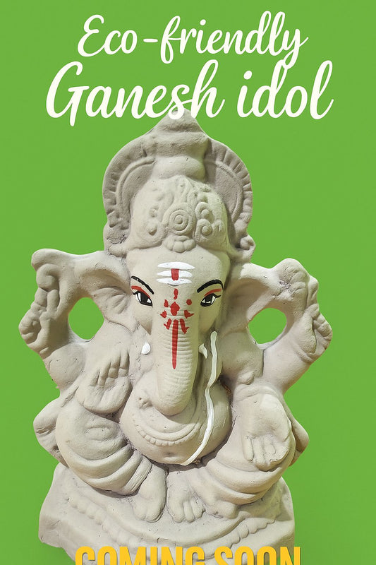 Ganesh Idol - 8" Inch Eco Freindly - Pre order