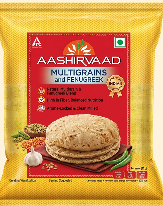 Aashirvad Aata - Multi Grain wheat-2kg