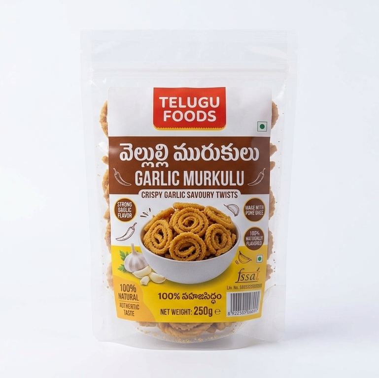 Telugu Foods Garlic Murkulu