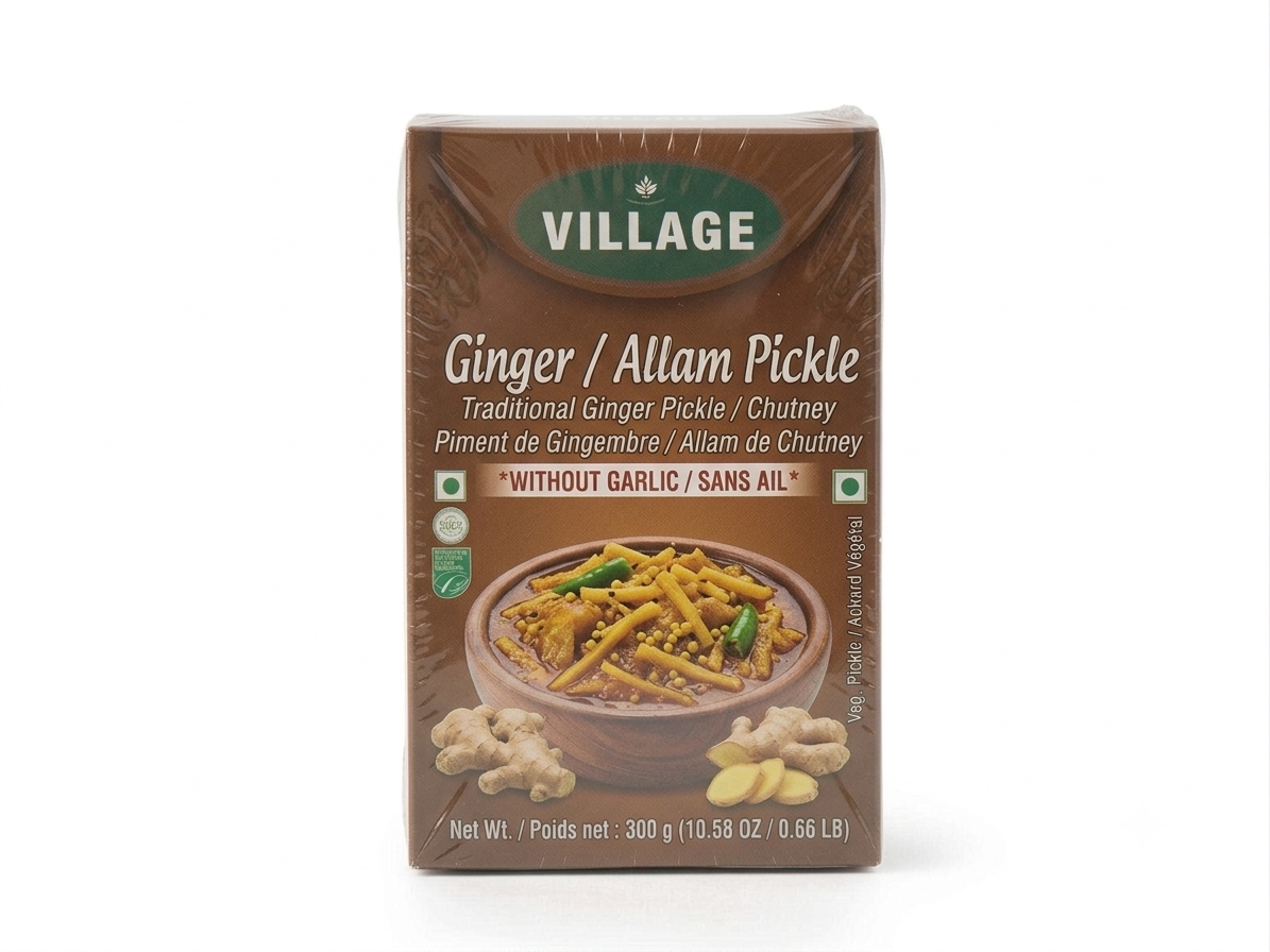 Village Ginger / Allam Pickle Pack- 300g (Without Garlic)