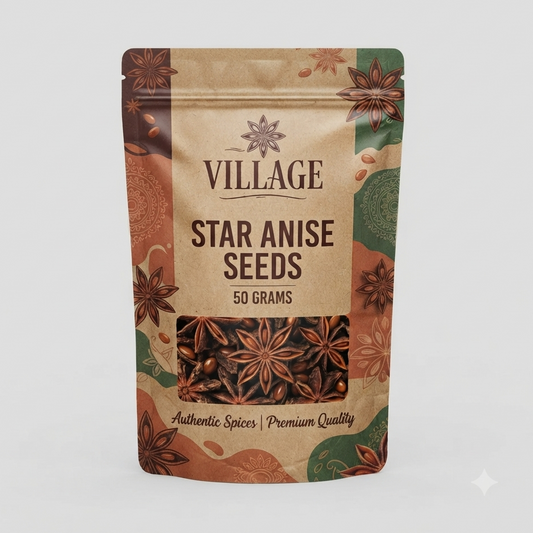 VILLAGE STAR ANISE SEEDS 50GRAMS