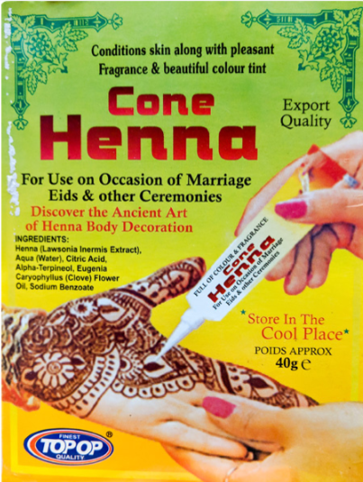 Henna / Mehandi Cone 40g