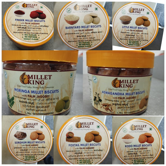 Millet biscuits- Ask us the variety