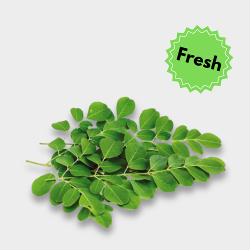 Unlock the Superfood Power of Moringa Leaves (Drumstick Leaves)!  GrosGo delivers fresh, nutrient-rich moringa leaves for a healthy boost. Shop now for delicious recipes & enhanced well-being! front image