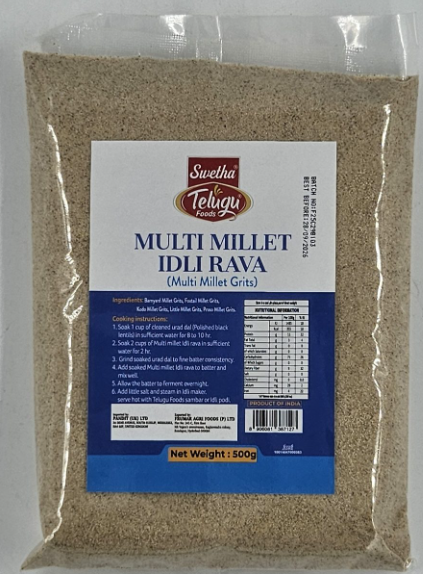 Telugu Foods Multi Millets Idly Rava 500g