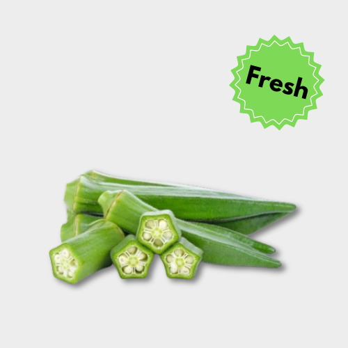 Get a taste of tradition with Fresh Okra (Bendi)!  GrosGo delivers high-quality okra, perfect for stews, curries, and more. Shop now for delicious & nutritious meals! front image