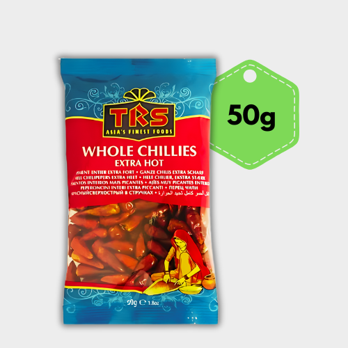 Turn Up the Heat with Fiery Dry Red Chillies!  GrosGo delivers potent, flavorful dry red chillies perfect for adding a fiery kick to curries, stir-fries & more. Shop now & unlock a world of bold flavors! front image