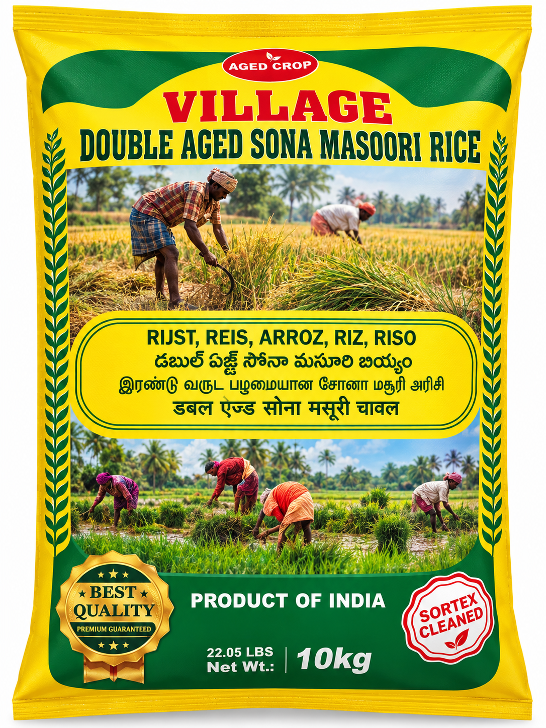 Village Sonamasoori rice-10kg