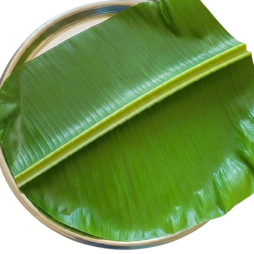 Celebrate the traditional Indian way of dining with our natural and biodegradable banana leaves. These versatile leaves are perfect for serving food, adding a rustic and eco-friendly touch to your meals. Enjoy the natural aroma and sustainable benefits of banana leaves.