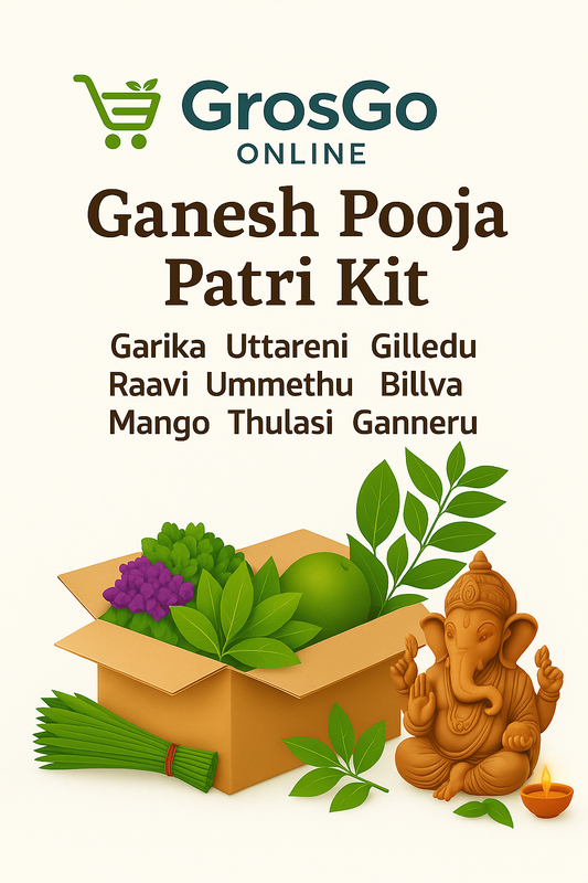 Ganesh Pooja Patri Kit-9 items (This kit does not contains ganesh idol)