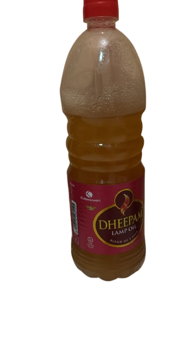 Buy Deepam Oil – premium blend for lighting lamps, perfect for daily prayers, festivals, and religious ceremonies. Long-lasting burn with a steady, pure flame!