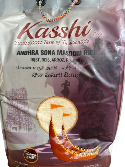 Shop KAASHI Ponni Boiled Rice 10 KG – fluffy, aromatic, and perfect for biryanis and pulao. A nutritious staple for your kitchen, ideal for everyday meals!