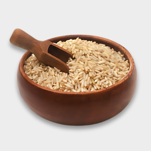 Enjoy the wholesome goodness of Brown Sonamasoori Rice, a nutritious and flavorful choice for your meals. Known for its delicate aroma and slightly nutty taste, it's perfect for a healthy and satisfying dining experience. rice image